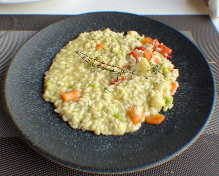 Vegetable risotto